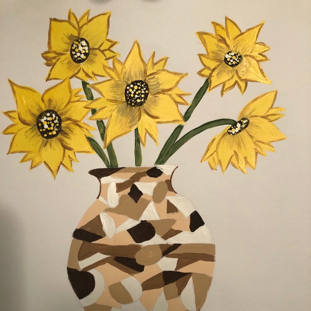 Mixed Media Hand painted